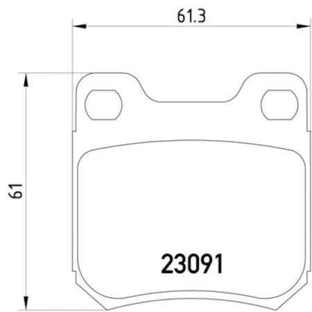 Pagid Brakes Disc Brake Pad, 355009041 355009041
